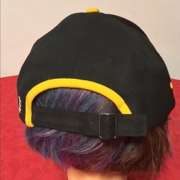 VINTAGE 1990s Pittsburgh Steelers w Patch NFL hat Ball cap by Logo Athletic New - Picture 4 of 6